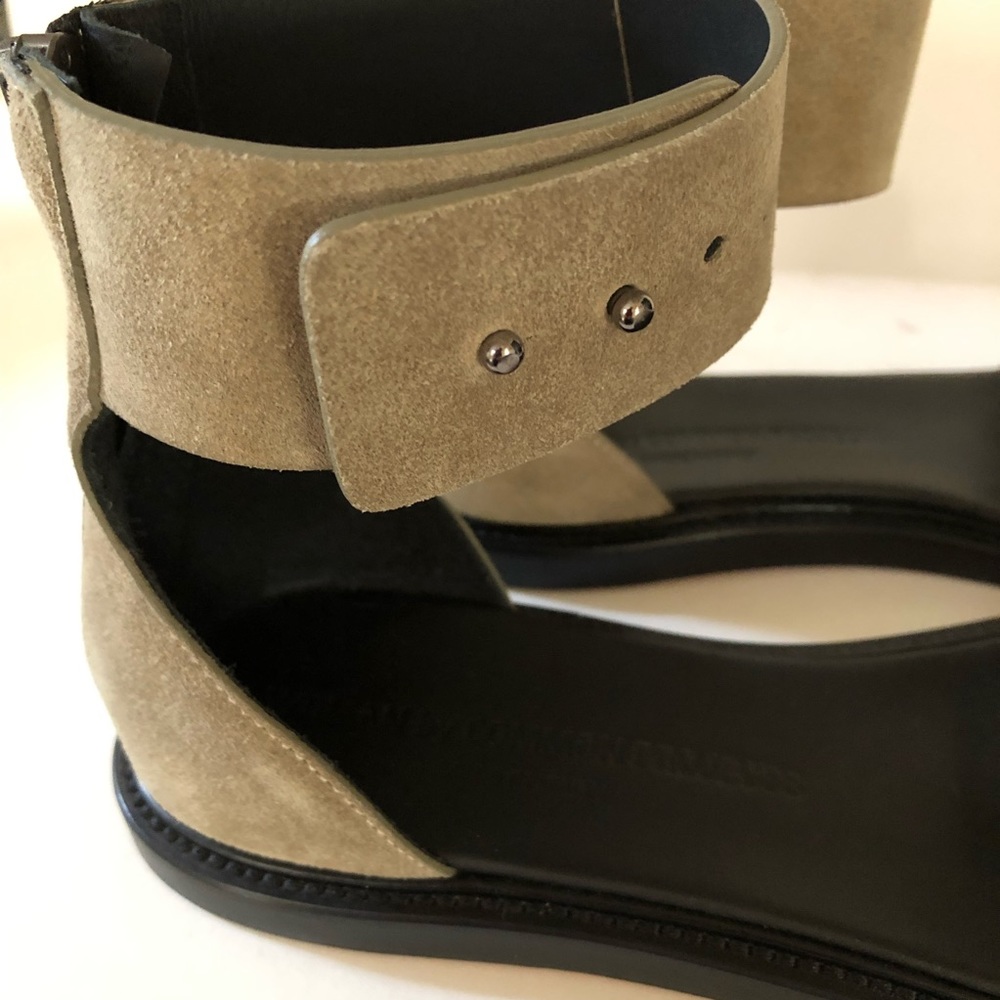 NIB Common Projects Zip Suede Sandal Sz 38 US 8.5 - Picture 4 of 8